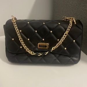 Badgley Mischka Quilted Leather Purse